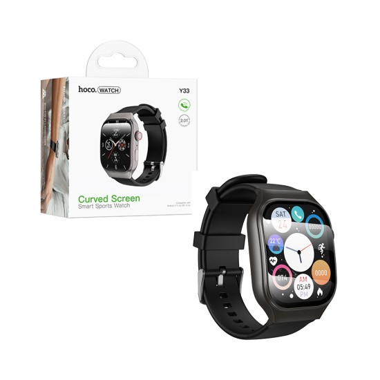 Smartwatch Hoco Y33 Smart Sports 2,01" (versão de chamada) Preto